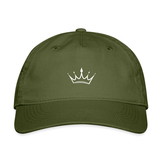 Organic Baseball Cap | Crown - olive green