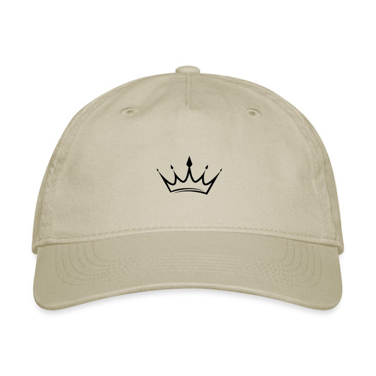 Organic Baseball Cap | Crown - khaki